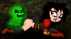 A Spectral Anal&ndash;omlyCOMMISSIONED ARTWORK done by: @rayryan90Concept and idea: meA NSFW/mature commission of Kylie Griffin (Extreme Ghostbusters) getting paranormal poking by a naughty random spook!Kylie Griffin &copy; Sony