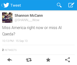 dumbesttweets:  Congratulations to Miss America