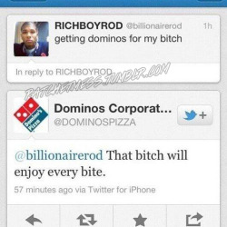 ratchetmess:  Dominos is about that life