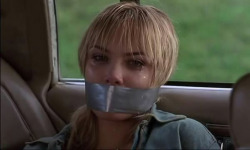kiltedpatriot:  Which TV show or movie was this from? I’ve seen this before somewhere. Anyway, some hot blonde chick kidnapped &amp; properly gagged with wraparound tape, which we don’t see enough of in media, IMHO. ;)