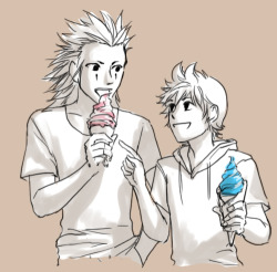nijuukoo:  813 Month Day 12 - Ice Cream (Word Prompt from Anon) ♥ 