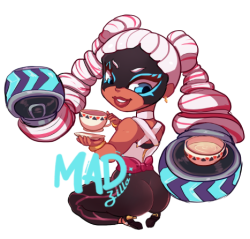 mad-zilla:this was a chibi sticker i did for sale , every arms girl is waifu, but damn i love twinie to much,thanks nintendo!