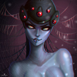 jellyemily:    Another Widow     ehe.. Another piece of my beloved Widowmaker..👿 More of me at:Facebook ► www.facebook.com/jellyemilyInstagram ► www.instagram.com/jellyemily/Pixiv ► pixiv.me/jellyemily 