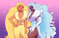 sharonaparadox:  thefingerfuckingfemalefury:  drfitzmonster:  thefingerfuckingfemalefury:  oeilvert:  ninetales  And now I am shipping these lesbian ninetales together :D  they’re so pretty!  The most fancy and well dressed girlfriends!    [Image: fanart
