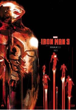 marvelentertainment:  Check out the IMAX-exclusive Iron Man 3 poster by Jock, only available at midnight screenings opening day!