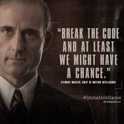  The Imitation Game @ImitationGame · Sep 11 Triumph is a matter of intelligence. #MarkStrong is Stewart Menzies, Chief of MI6. #ImitationGame 
