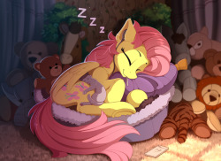 yakovlev-vad:   Yep, all ponyes need to sleep sometimes, especially after a dense dinner:D If they don’t have to do hard work like Apple Jack of course…. but it is other theme^^First I had thoughts to draw Octavia cuz usually I draw her as association