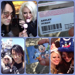 officialashleypurdy:  Disney day with @TraceyFairaway