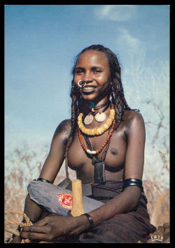 African woman. Via Ebay.