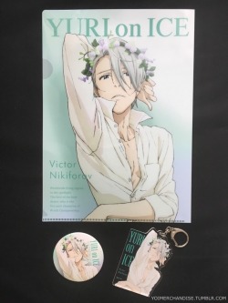 yoimerchandise: YOI x Avex Pictures Chara Sets (AnimeJapan 2017) Original Release Date:March 2017 Featured Characters (3 Total):Viktor, Yuuri, Yuri Highlights:Exclusive to the AnimeJapan consumer show, these sets include beautiful original illustrations
