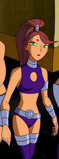 lesserknownwaifus: This generic Tamaranean lady from the Teen Titans episode ‘Betrothed’ “me pushing the lewd bottun”