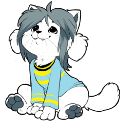 drippy-kitty:Temmie would be my first official Undertale fan artHOIVSAhhhh Temmie &lt;3