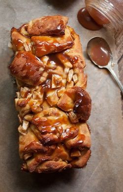 basilgenovese:  Chopped Caramel Apple Bread (Source: Seasons &amp; Suppers)