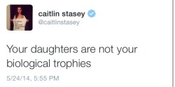 little-feminist-princess:  brinabees:  Caitlin Stasey being a wonderful feminist role model on twitter.  Important. 