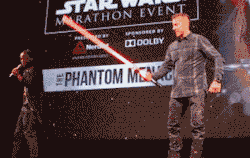 bace-jeleren:  weapon-sex:    Ray Park (Darth Maul) introduces Star Wars marathon at El Capitan Theatre in Hollywood    Fucking SICK 