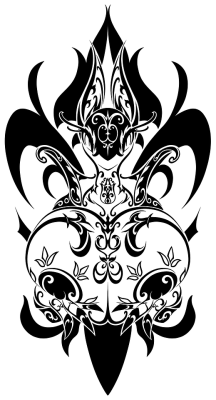 r-mk:  ~June Tribal Tattoo~—  Been a long while since I last did any Tribal tattoo stuff, and since it’s the month of June, here’s June :DI made 3 different variations of it, mostly cause I can’t decide which is better so just all three of them
