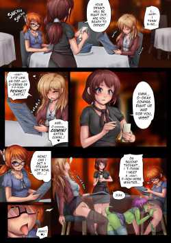 animeflux:  Finally all done with this comic page commission! Make sure to click for a bigger version (cuz details n’ such).  