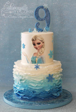 cakedecoratingtopcakes:  Frozen - Elsa Birthday Cake by AlwaysWithCake …See the cake: http://cakesdecor.com/cakes/147825-frozen-elsa-birthday-cake