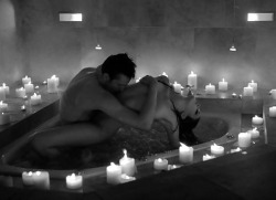 firefly-flashes:  Last hint for this weeks story…. I love candle light. It’s magical, soft, sexy. I like to kiss the shadows from his skin, and watch the light flicker in his eyes as they go dark with desire. Besides, what else would you want to do