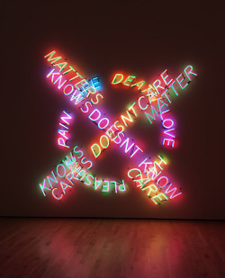 androphoto:Bruce Nauman, Life Death/Knows Doesn’t Know, 1983