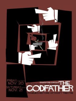 printdesignclub:  Graphic Design - Graphisms , Typography , Infographics and Design - The Godfather - Saul Bass - Non-Alamo Graphic Art Movie Posters Graphisms , Typography , Infographics and Design : – Picture : – Description The Godfather – Saul