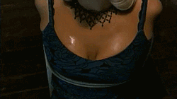 gaggedactresses:  The delicious April Telek cleave-gagged and showing serious chest in Camouflage. I mean, Christ. CHRIST… 
