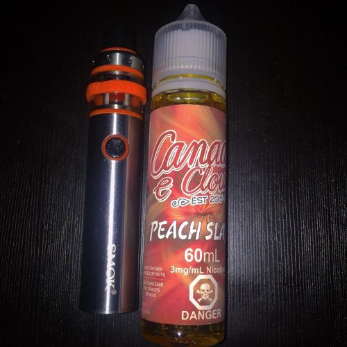 The vape life, new flavor!!!! Peach Slayer 🤘🏼😜🤘🏼   #vape #peachflavor #canadaeclouds  https://www.instagram.com/p/B8VP8U4lb2J/?igshid=7m4fo4mqxe2e