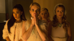 magic-fluencer:    Watch Scream Queens S1E4 : Haunted House Full Episode   As Halloween approaches, Chanel creates a devious plan after Zayday makes a shocking announcement. Meanwhile Grace and Pete pay a visit to a mysterious woman with ties to Kappa’s