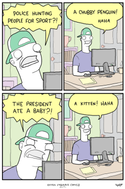 tastefullyoffensive:The Internet. (comic by Extra Fabulous Comics)