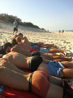 Inappropriategay:  Reverse Gang-Bang, 7 Bottoms 1 Top  Where Do I Holiday To Find