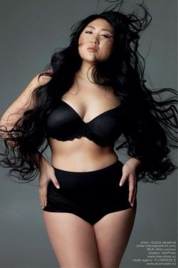hourglassandclass:  Beautiful model Flora Kim Check out my blog for more body positivity and curves :)