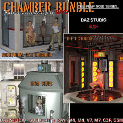 You wanted it! You got it!  Legacy Davo Pulp Noir Series Chambers Bundle is here and ready for you to spend hours and hours in the chamber world!  Chamber Bundle Includes: Chamber 1: &ldquo;Industrial Gas Chamber&rdquo; Chamber 2: &ldquo;The Octogon&rdquo