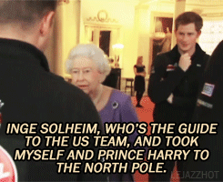 thebacklot:  iamtheredheadedleague:  I can’t get over the fact that Prince Harry calls the Queen Granny. IT IS SO WEIRD THAT SHE IS THE QUEEN AND ALSO HIS GRANNY.   Adorable 