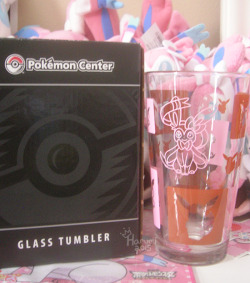 New item to the collection, Sylveon + Eevee glass c: