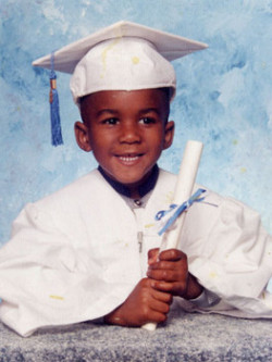 sonsandbrothers:Three years ago today, Trayvon Martin had his life taken away. We will not forget his name. #HoodiesUp