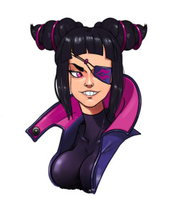 m-lucio:  Finally got around to painting Juri in COLOR this time. Learned a lot from doing this drawing too so woo hoo! 