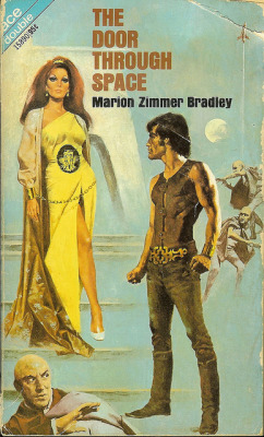 The Door Through Space by Marion Zimmer Bradley, an Ace Double, 1972.