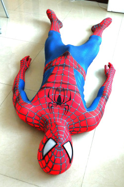 allofthelycra:  piledriveu:  spider man all laid out, ready for the win, ready to have his lycra bulge ripped open so his spidey cock can be milked!!!   Hot guys in lycra, spandex, and other sports gear » http://allofthelycra.tumblr.com