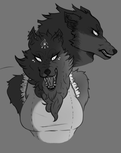 thegoodmano: Furry Wolf sketches ma man!!! Tomorrow more of this character! :D Dont pisses her off!! 
