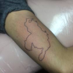 #Venezuela #mapa #silueta #lineas #line #black #tattoo #tatuaje #tatu #ink #inked #inkup #inklife #lara #barquisimeto