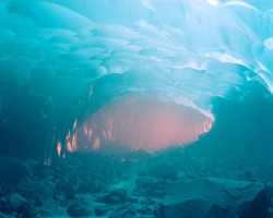 muchbtr:Ice cave, Mendenhall Glacier Juneau, Alaska, USA (2012) © Ben Huff (website, Tumblr)