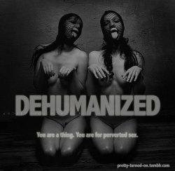 slutobliterator2:  No. Not dehumanized. To be dehumanized you