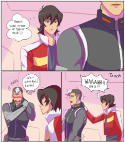 applepiedawn:  Keith finds out Shiro is SUPER ticklish and all hell breaks loose. I tried a different coloring technique! does it look noticeable? p.s I tried to stick as close to the original Voltron art style as possible. Forgive me I’m trying to