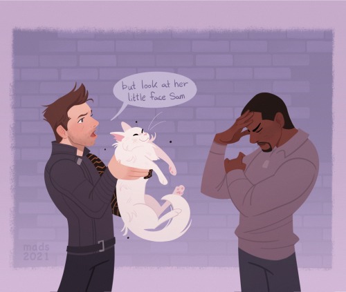 maddie-w-draws:thinking about Sam and Bucky and Alpine