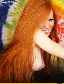 submissivecrossdresserjackie:  ~ More Of My Life Long Love Affair With Beautiful Sexy Redheads ~  Heather Carolin can be really, really cute.