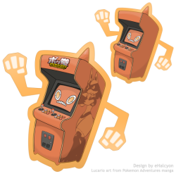 omnisregion:  Electric/Fighting Rotom based on an old school arcade cabinet.  I’ve provided 2 versions.  If this wins and the mods are willing, I’d like it if Omnis held another contest or two to design a logo and art (featuring an Omnis pokemon)