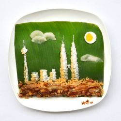 Food Art by Malaysian Artist-Architect Hong Yi.