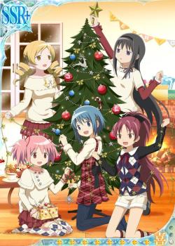thekusabi:  Christmas Madoka Magica official artwork! 