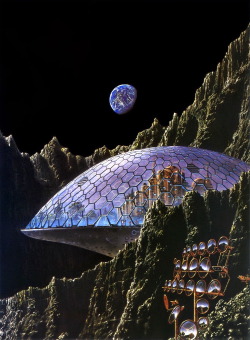 humanoidhistory: Tim White cover art for Assignment in Eternity, volume 1, by Robert A. Heinlein, 1977.