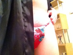 kayandanal:  My floral panties and silk gown are in order today! And yes…need a trim! :-)